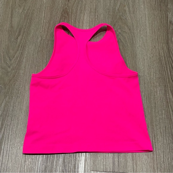 Free People Intimately Hot Pink racerback Tank Top Size M/L - Picture 4 of 4